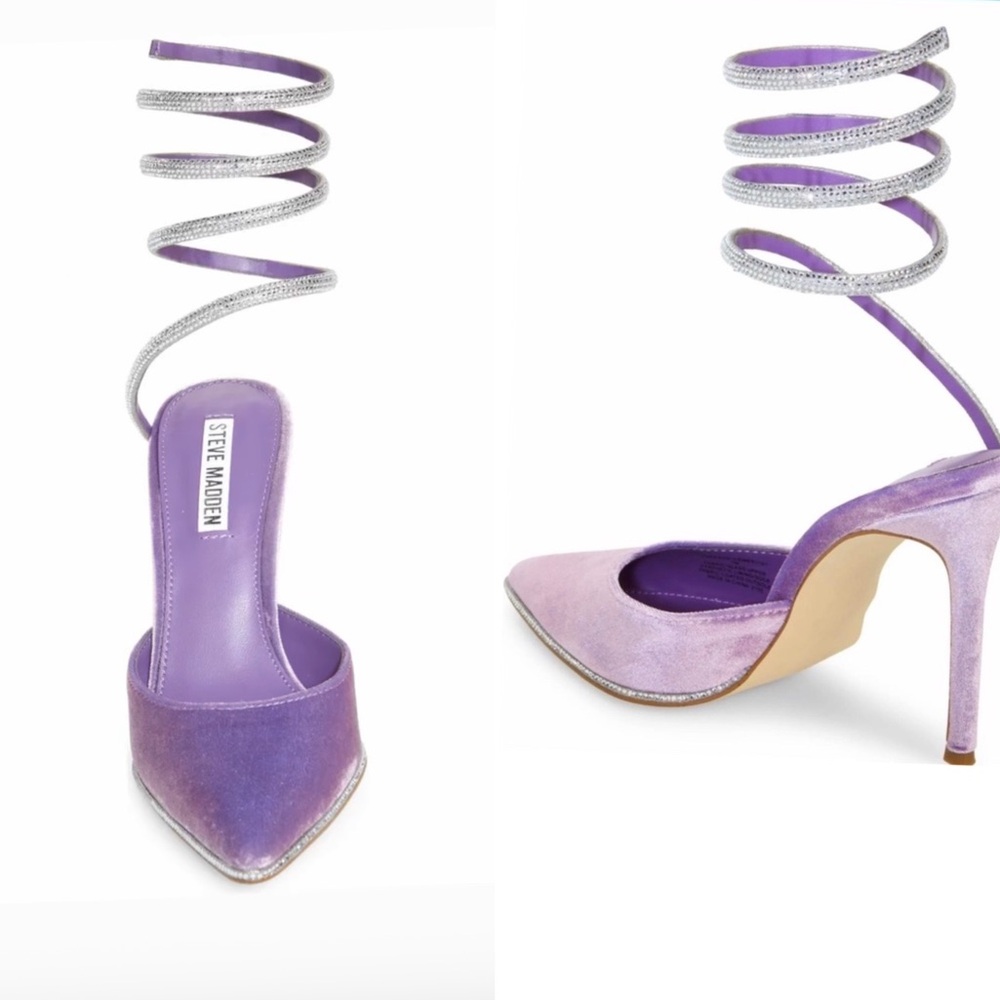 Steve Madden Purple Stiletto Heels - Picture 8 of 17